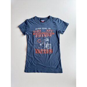 JUNK FOOD Chicago Bears Super Bowl 1985 Short Sleeve Crew Neck T-Shirt, Size L